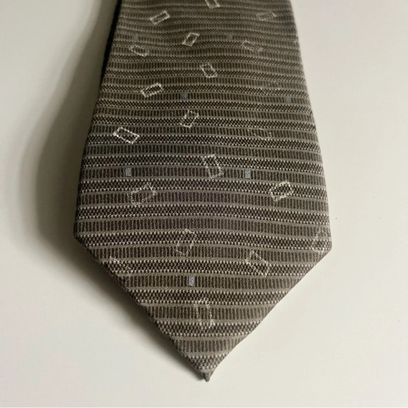 ☀️DE AMENGO 100% Silk Tie - Picture 1 of 3